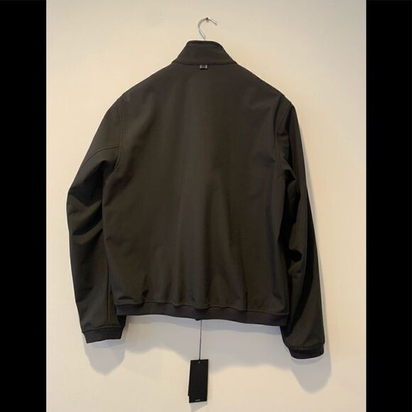 Hugo Boss Camur zip front water repellent wind resistant jacket in black Sz L - Picture 2 of 16